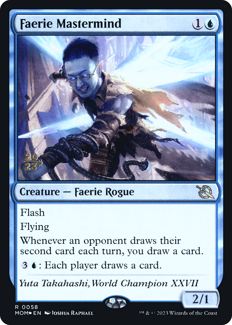 Faerie Mastermind [March of the Machine Prerelease Promos] | Gamer Loot