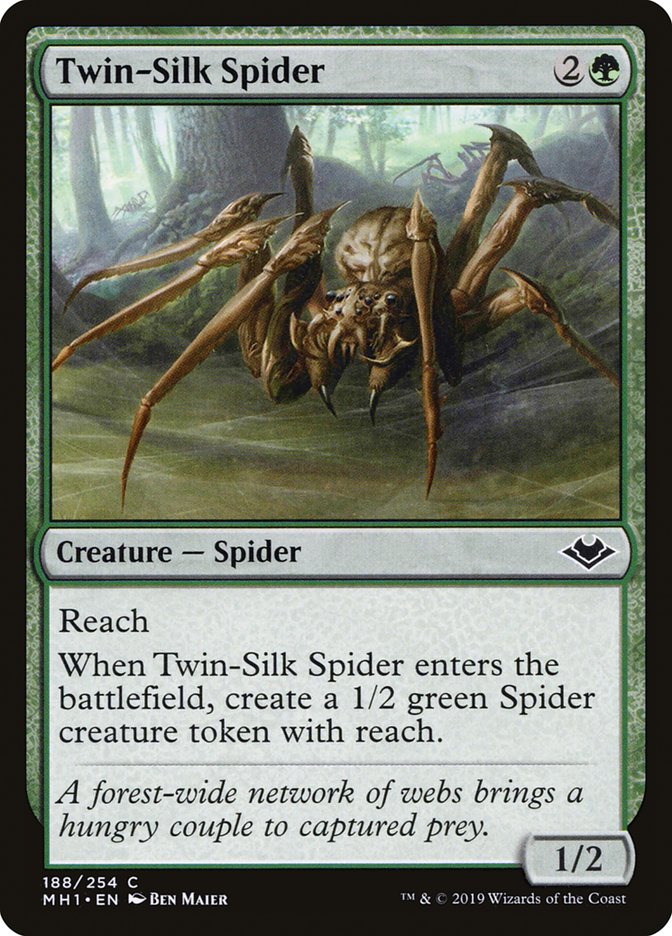 Twin-Silk Spider [Modern Horizons] | Gamer Loot