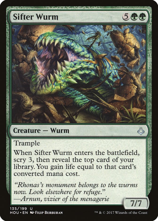 Sifter Wurm [Hour of Devastation] | Gamer Loot