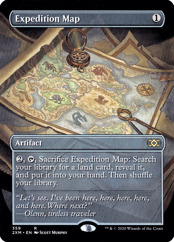 Expedition Map (Toppers) [Double Masters Extended Art] | Gamer Loot