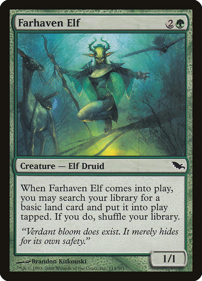 Farhaven Elf [Shadowmoor] | Gamer Loot