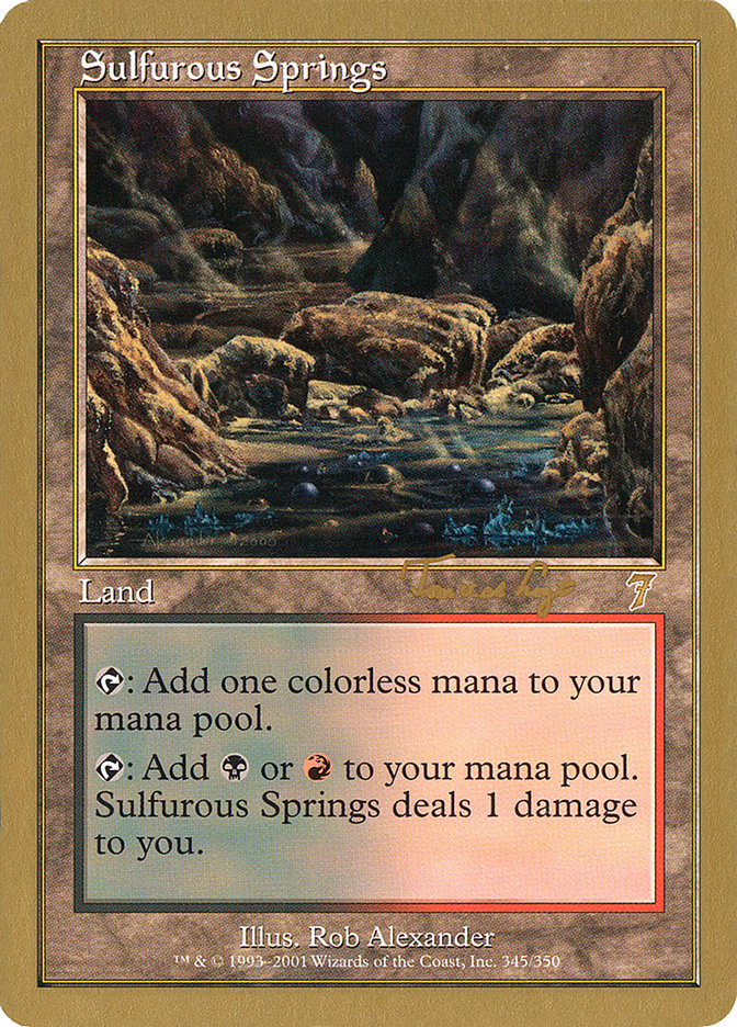 Sulfurous Springs (Tom van de Logt) [World Championship Decks 2001] | Gamer Loot