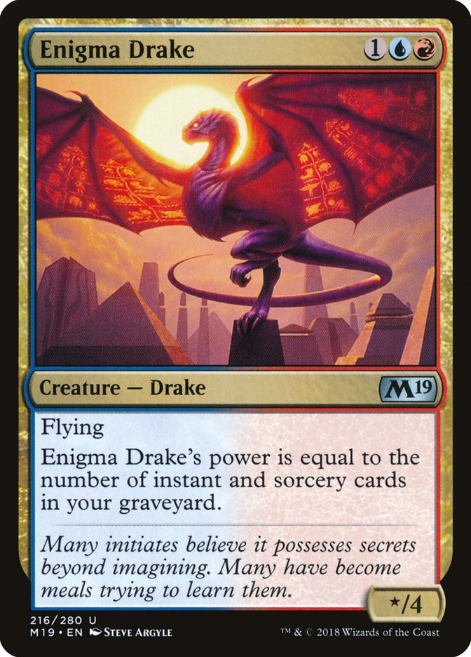 Enigma Drake [Core Set 2019] | Gamer Loot