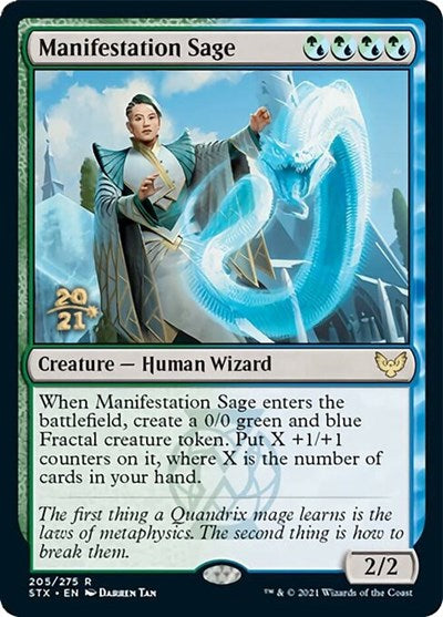 Manifestation Sage [Strixhaven: School of Mages Prerelease Promos] | Gamer Loot