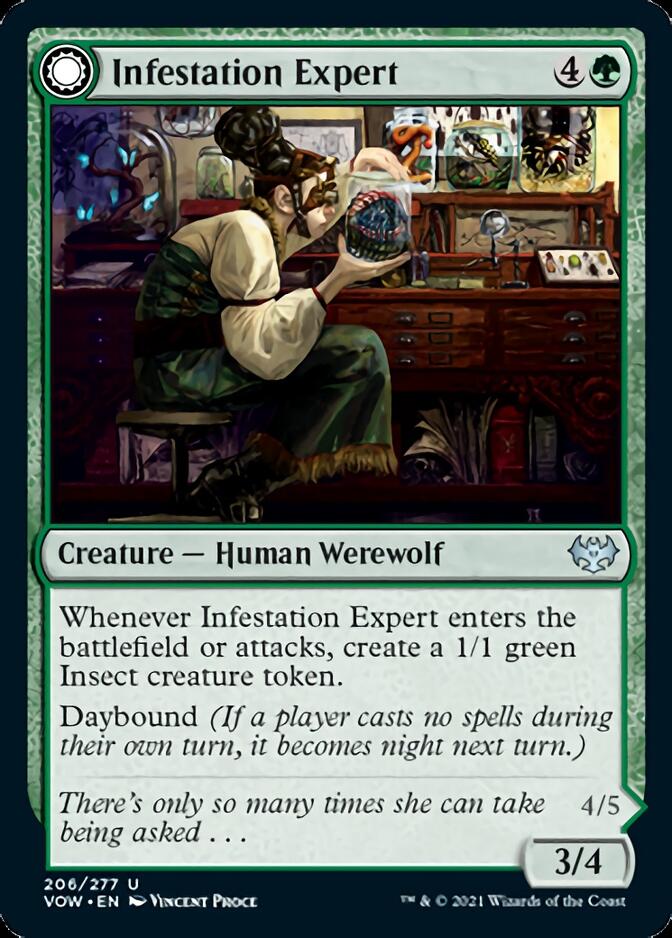 Infestation Expert // Infested Werewolf [Innistrad: Crimson Vow] | Gamer Loot