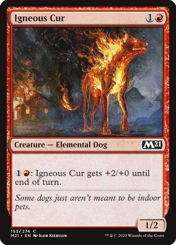 Igneous Cur [Core Set 2021] | Gamer Loot