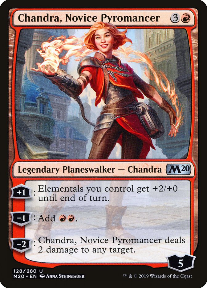 Chandra, Novice Pyromancer [Core Set 2020] | Gamer Loot