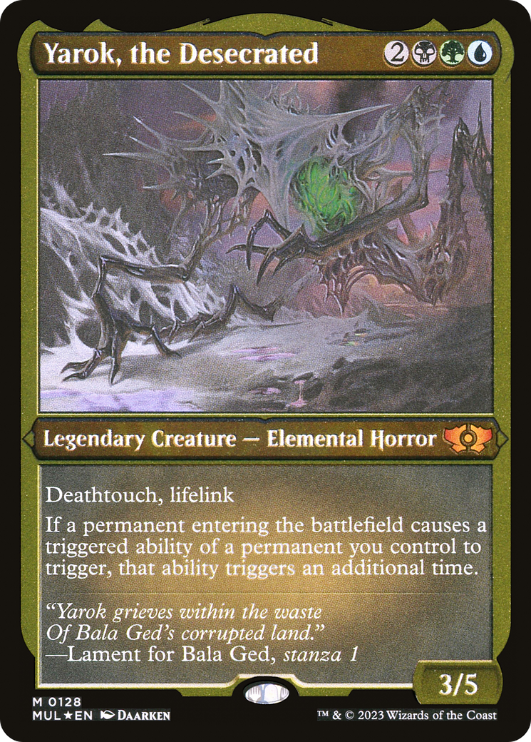 Yarok, the Desecrated (Foil Etched) [Multiverse Legends] | Gamer Loot