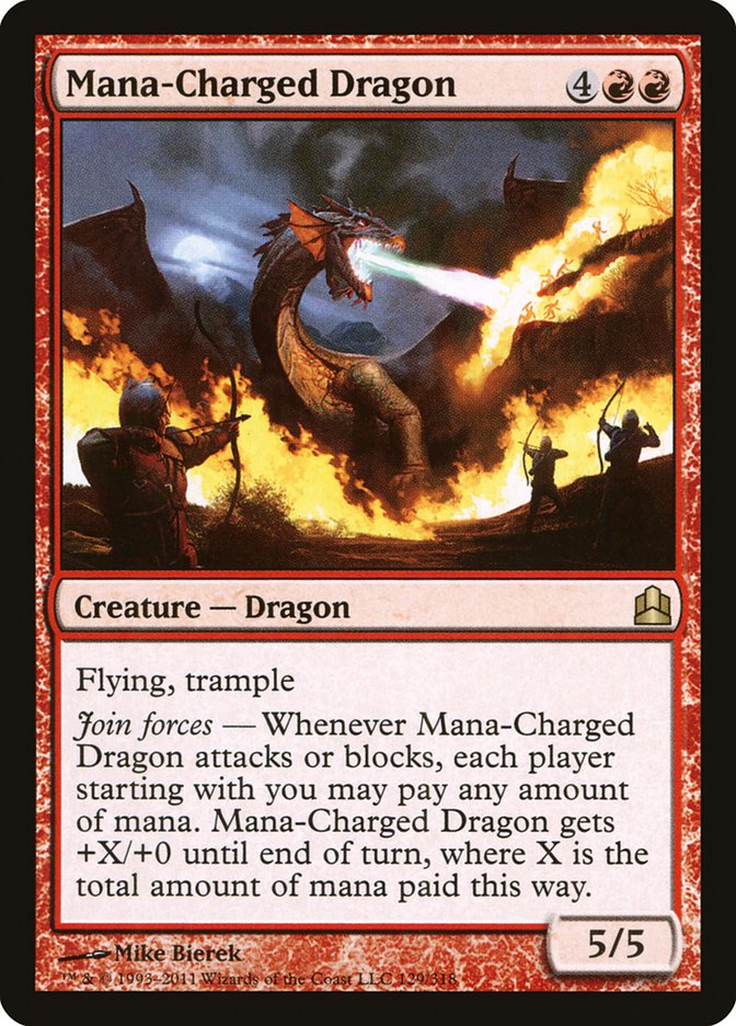 Mana-Charged Dragon [Commander 2011] | Gamer Loot