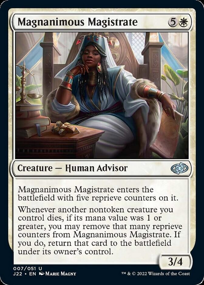 Magnanimous Magistrate [Jumpstart 2022] | Gamer Loot