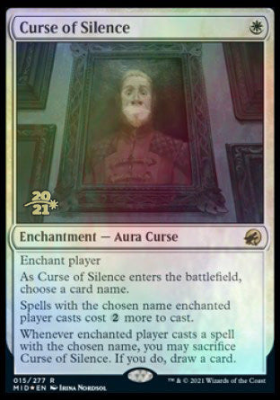 Curse of Silence [Innistrad: Midnight Hunt Prerelease Promos] | Gamer Loot