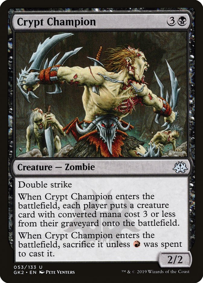 Crypt Champion [Ravnica Allegiance Guild Kit] | Gamer Loot