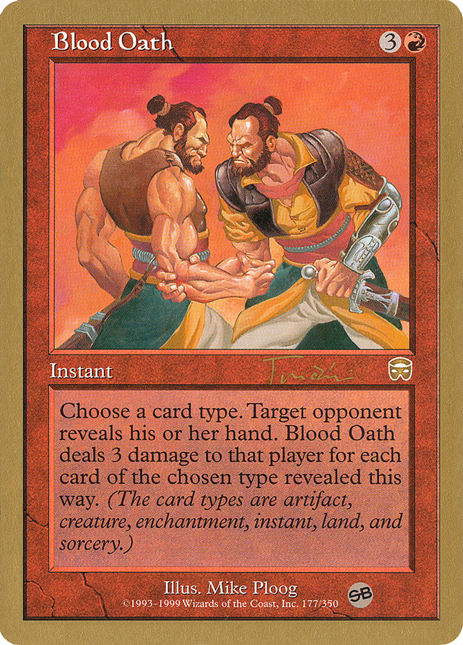 Blood Oath (Jan Tomcani) (SB) [World Championship Decks 2001] | Gamer Loot