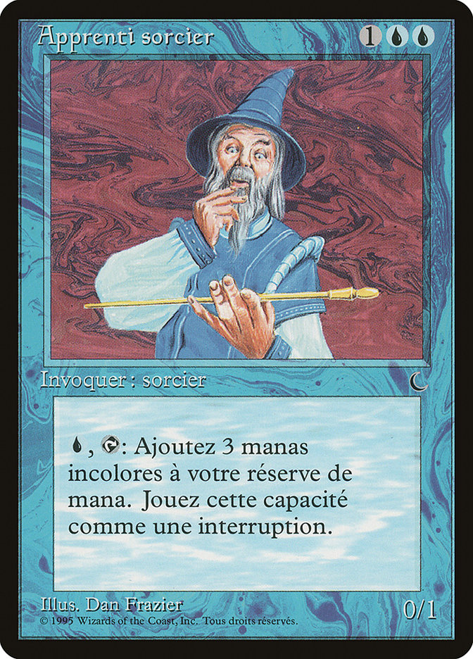 Apprentice Wizard (French) - "Apprenti sorcier" [Renaissance] | Gamer Loot