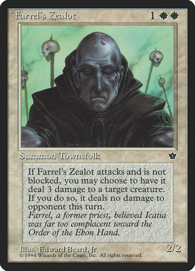 Farrel's Zealot (Edward P. Beard, Jr.) [Fallen Empires] | Gamer Loot