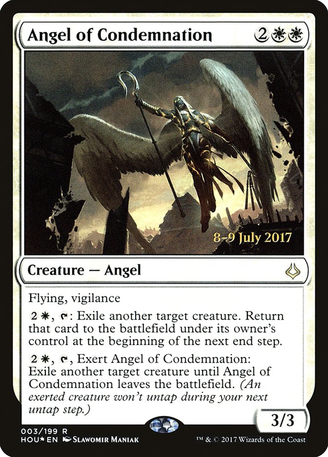 Angel of Condemnation  [Hour of Devastation Prerelease Promos] | Gamer Loot