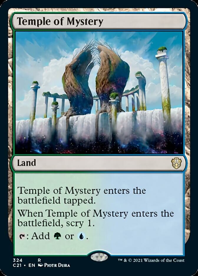 Temple of Mystery [Commander 2021] | Gamer Loot