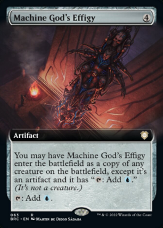 Machine God's Effigy (Extended Art) [The Brothers' War Commander] | Gamer Loot