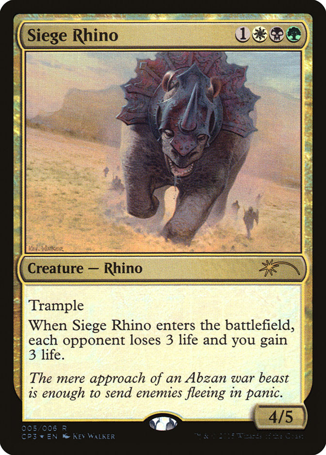 Siege Rhino [Magic Origins Clash Pack] | Gamer Loot