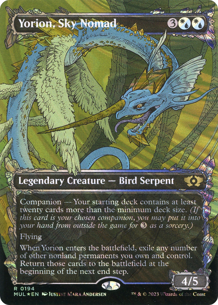 Yorion, Sky Nomad (Halo Foil) [Multiverse Legends] | Gamer Loot