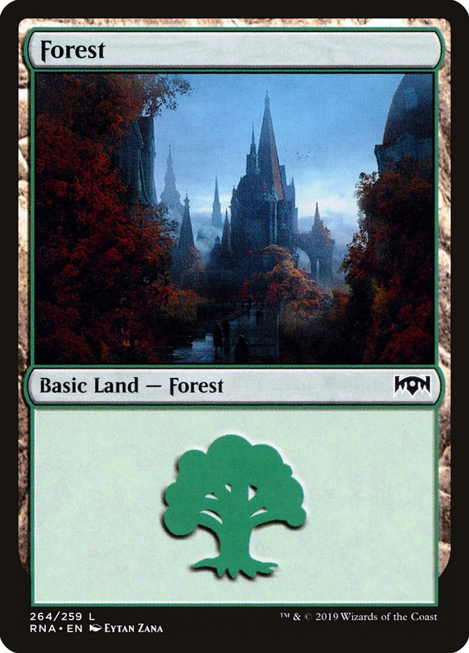 Forest (264) [Ravnica Allegiance] | Gamer Loot