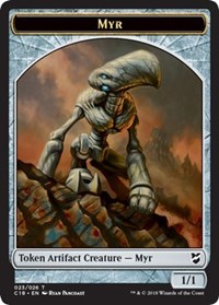 Myr (023) // Thopter (025) Double-sided Token [Commander 2018 Tokens] | Gamer Loot