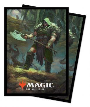 Throne of Eldraine Garruk, Cursed Huntsman Standard Deck Protector sleeves 100ct for Magic: The Gathering | Gamer Loot