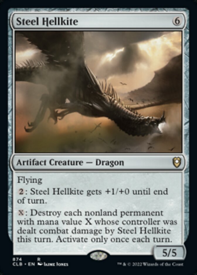 Steel Hellkite [Commander Legends: Battle for Baldur's Gate] | Gamer Loot