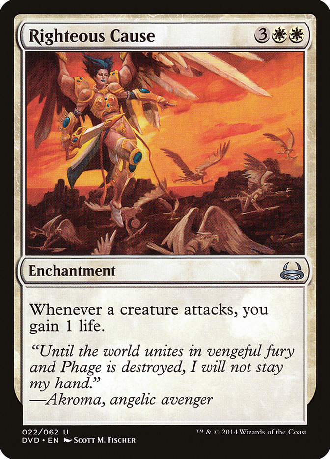 Righteous Cause (Divine vs. Demonic) [Duel Decks Anthology] | Gamer Loot