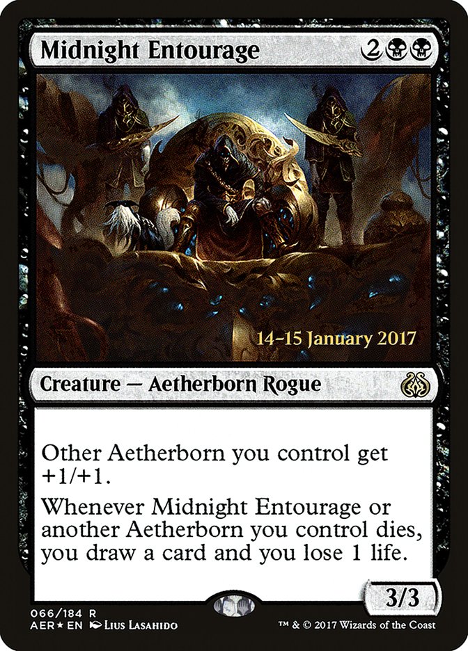 Midnight Entourage  [Aether Revolt Prerelease Promos] | Gamer Loot