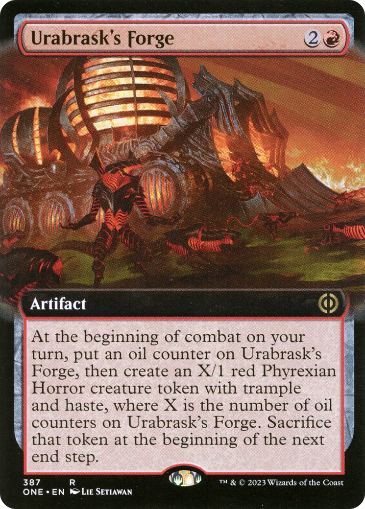 Urabrask's Forge (Extended Art) [Phyrexia: All Will Be One] | Gamer Loot