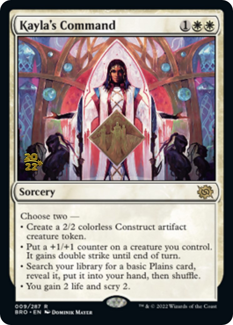 Kayla's Command [The Brothers' War: Prerelease Promos] | Gamer Loot