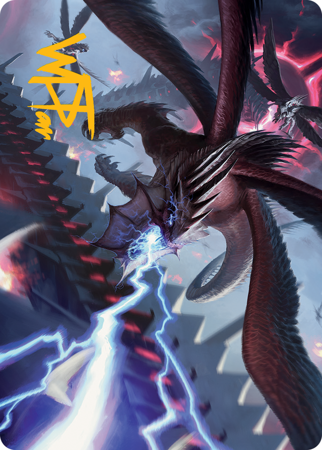 Defiant Thundermaw Art Card (Gold-Stamped Signature) [March of the Machine Art Series] | Gamer Loot