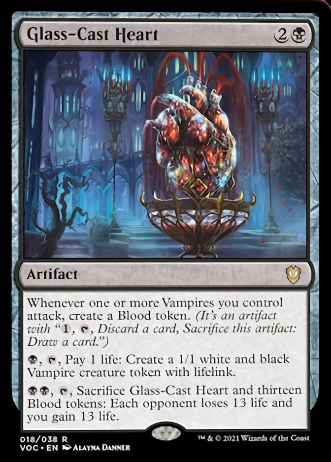 Glass-Cast Heart [Innistrad: Crimson Vow Commander] | Gamer Loot