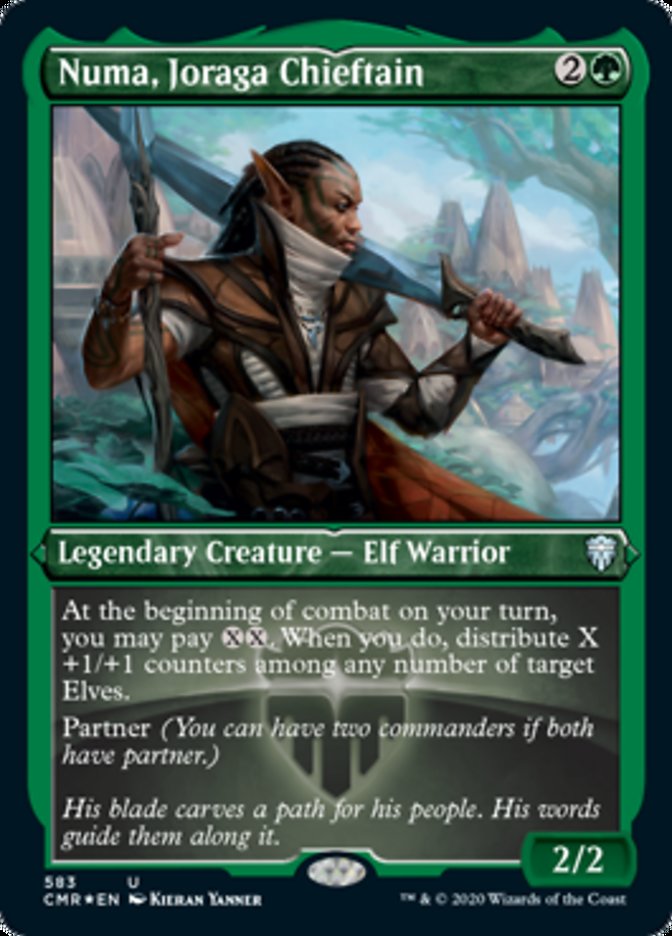 Numa, Joraga Chieftain (Etched) [Commander Legends] | Gamer Loot