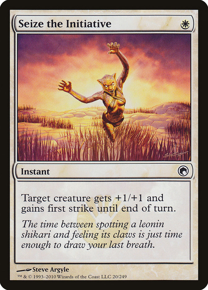 Seize the Initiative [Scars of Mirrodin] | Gamer Loot
