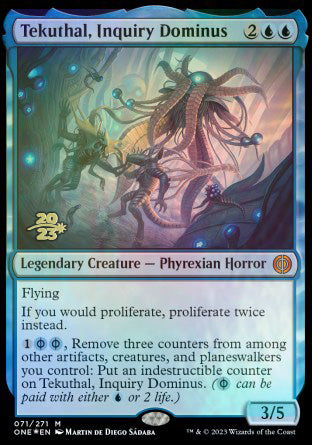 Tekuthal, Inquiry Dominus [Phyrexia: All Will Be One Prerelease Promos] | Gamer Loot