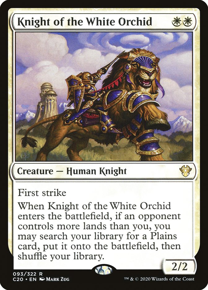 Knight of the White Orchid [Commander 2020] | Gamer Loot