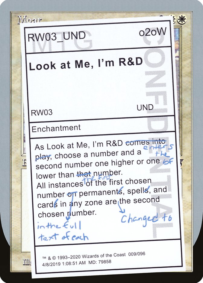 Look at Me, I'm R&D [Unsanctioned] | Gamer Loot