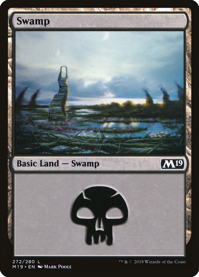 Swamp (272) [Core Set 2019] | Gamer Loot