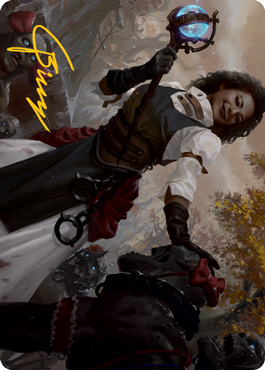 Skaab Wrangler Art Card (Gold-Stamped Signature) [Innistrad: Midnight Hunt Art Series] | Gamer Loot