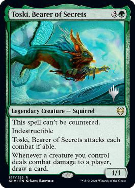 Toski, Bearer of Secrets (Promo Pack) [Kaldheim Promos] | Gamer Loot