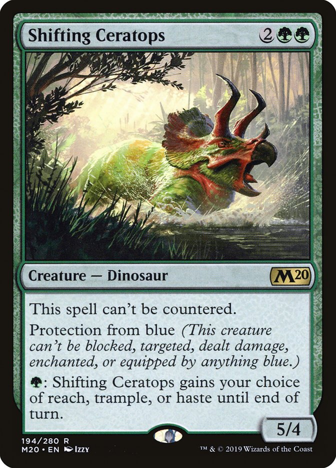 Shifting Ceratops [Core Set 2020] | Gamer Loot