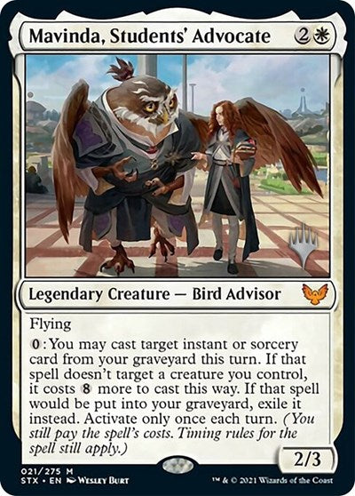 Mavinda, Students' Advocate (Promo Pack) [Strixhaven: School of Mages Promos] | Gamer Loot