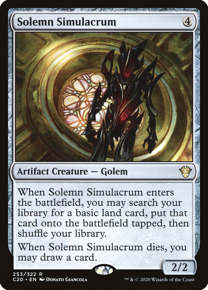 Solemn Simulacrum [Commander 2020] | Gamer Loot