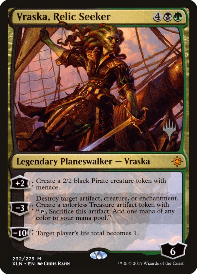 Vraska, Relic Seeker (Promo Pack) [Ixalan Promos] | Gamer Loot