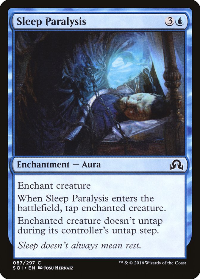 Sleep Paralysis [Shadows over Innistrad] | Gamer Loot