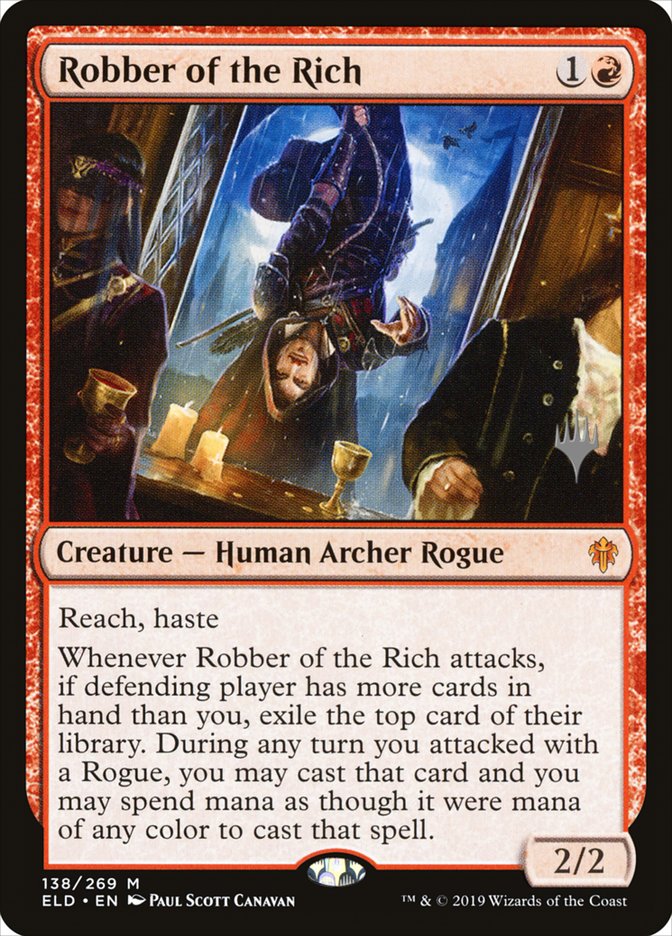 Robber of the Rich (Promo Pack) [Throne of Eldraine Promos] | Gamer Loot