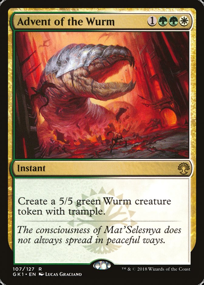 Advent of the Wurm [Guilds of Ravnica Guild Kit] | Gamer Loot