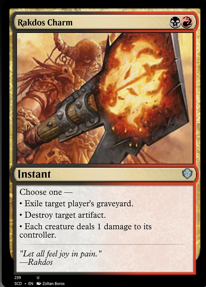 Rakdos Charm [Starter Commander Decks] | Gamer Loot